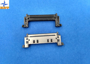 चीन Single Row SATA Connectors 0.5mm Pitch 50V AC / DC SMT Inventer ATA Connectors फैक्टरी
