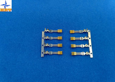चीन Ptich 1.27mm Wire Connector Terminals, SATA crimp terminals With Phosphor Bronzne Material आपूर्तिकर्ता