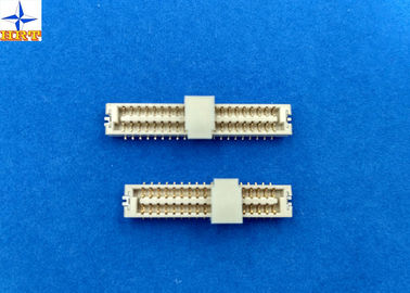 चीन Light Yellow LCP 1.25mm Pitch Connector , Wire To Board Terminal Connector One Row आपूर्तिकर्ता